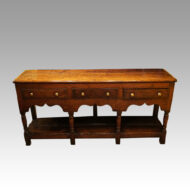 Georgian oak rustic dresser