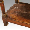 Georgian oak rustic dresser base detail