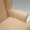 Pair of Queen Anne style wingchairs arm