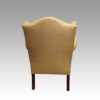 Pair of Queen Anne style wingchairs rear