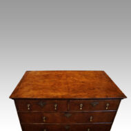 Queen Anne walnut chest of drawers top