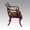 Set of 10 Regency mahogany dining chairs armchair side