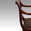 Set of 10 Regency mahogany dining chairs back detail side
