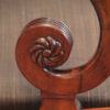 Set of 10 Regency mahogany dining chairs scroll