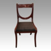 Set of 10 Regency mahogany dining chairs side chair