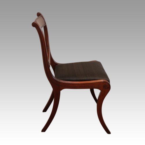 Set of 10 Regency mahogany dining chairs side side chair