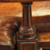 Victorian Leather desk chair arm support