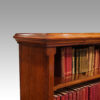Victorian mahogany 2 tier open bookcase corner