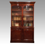 Victorian mahogany library bookcase