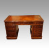 Victorian mahogany pedestal desk