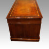 Victorian mahogany pedestal desk front