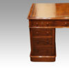 Victorian mahogany pedestal desk left