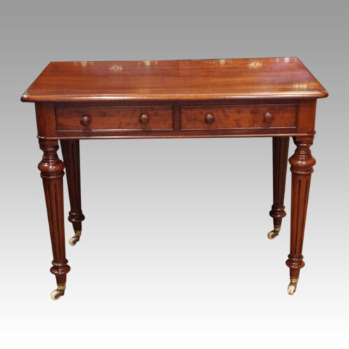 Victorian mahogany side table front