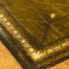 Victorian oak partners desk tooling