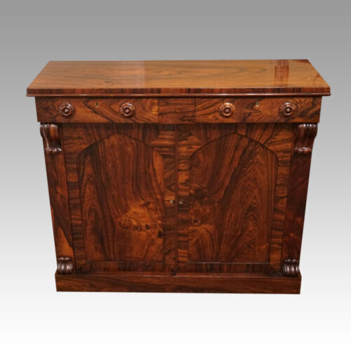 William IV rosewood side cabinet