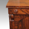 William IV rosewood side cabinet carving