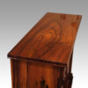 William IV rosewood side cabinet top