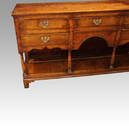 Antique oak dresser base centre