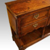 Antique oak dresser base corner