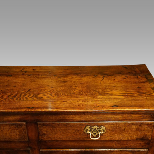 Antique oak dresser base drawer