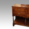 Antique oak dresser base end drawers