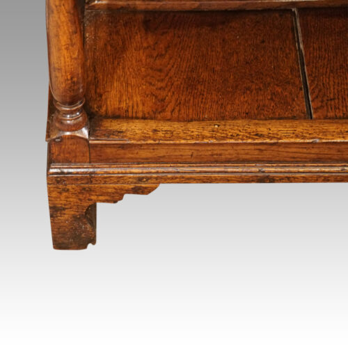 Antique oak dresser base foot
