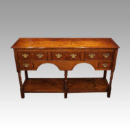 Antique oak small dresser base