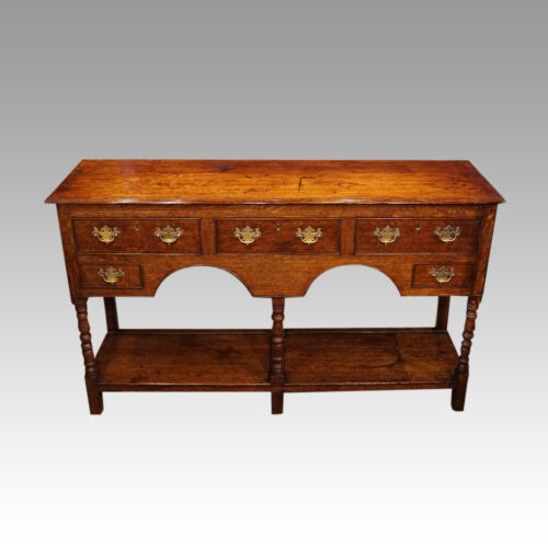 Antique oak small dresser base