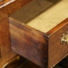 Antique oak small dresser base drawer lining