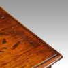 Antique oak small dresser base edge detail