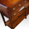 Antique oak small dresser base end drawers