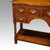 Antique oak small dresser base handles