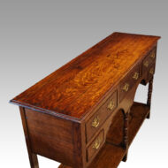 Antique oak small dresser base top