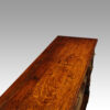 Antique oak small dresser base top view