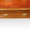Edwardian mahogany partners desk central drawer