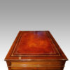 Edwardian mahogany partners desk leather