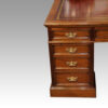 Edwardian mahogany partners desk pedestal