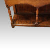 Georgian oak inlaid dresser base base