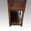 Georgian oak inlaid dresser base end