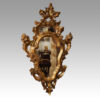 Gilt cartouche shaped mirror