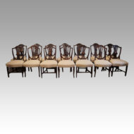 Harlequin set of 14 dining chairs