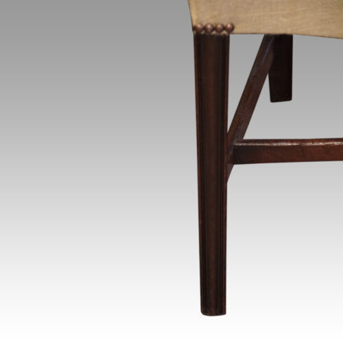 Harlequin set of 14 dining chairs front leg