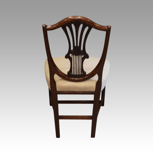Harlequin set of 14 dining chairs rear