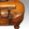 Pair of tub desk chairs arm