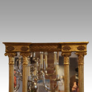 Regency gilt pier mirror top