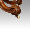 Victorian inlaid walnut loo table toe
