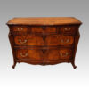 Walnut commode chest front