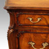 Walnut commode chest handle