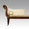 William IV rosewood chaise lounge end view