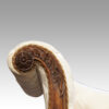 William IV rosewood chaise lounge scroll detail